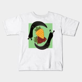 Slugs and Salmon Berries Kids T-Shirt